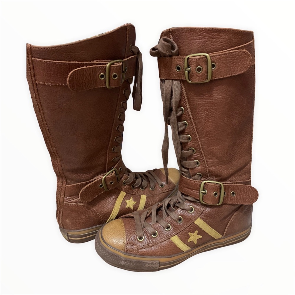 Rare Vintage Knee High Leather Converse